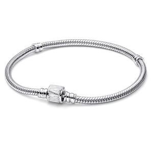 Pandora Moments Marvel Logo Clasp Snake Chain Bracelet